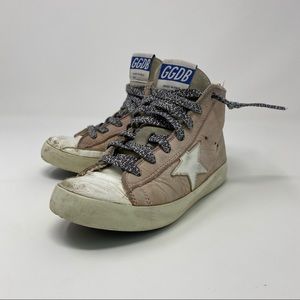 Kids Golden Goose Francy Pink Leather Sz 29